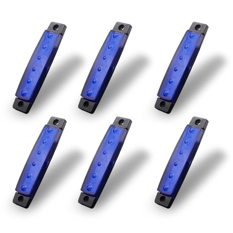 Botepon 6PCS LED Rock, Underglow Lights for Trucks, Jeep, ATV, Offroad, F150, Snowmobile (Blue) - Image 1